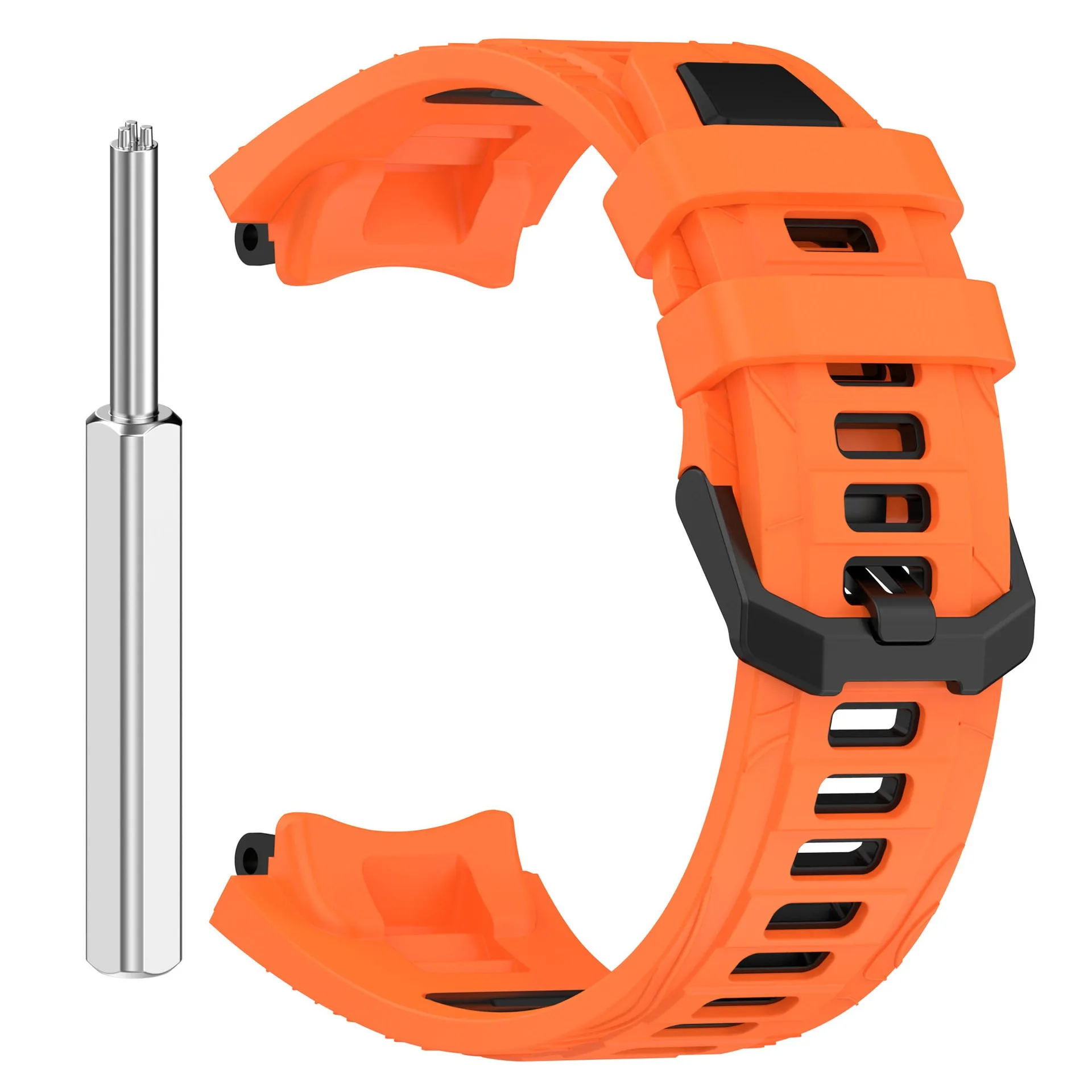 Premium Dual-Tone Silicone Smartwatch Strap - Compatible with Popular Smartwatch Models
