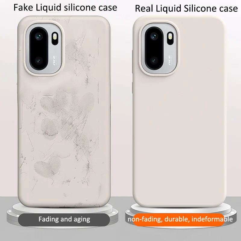 Premium Genuine Liquid Silicone Case - High Quality Protection
