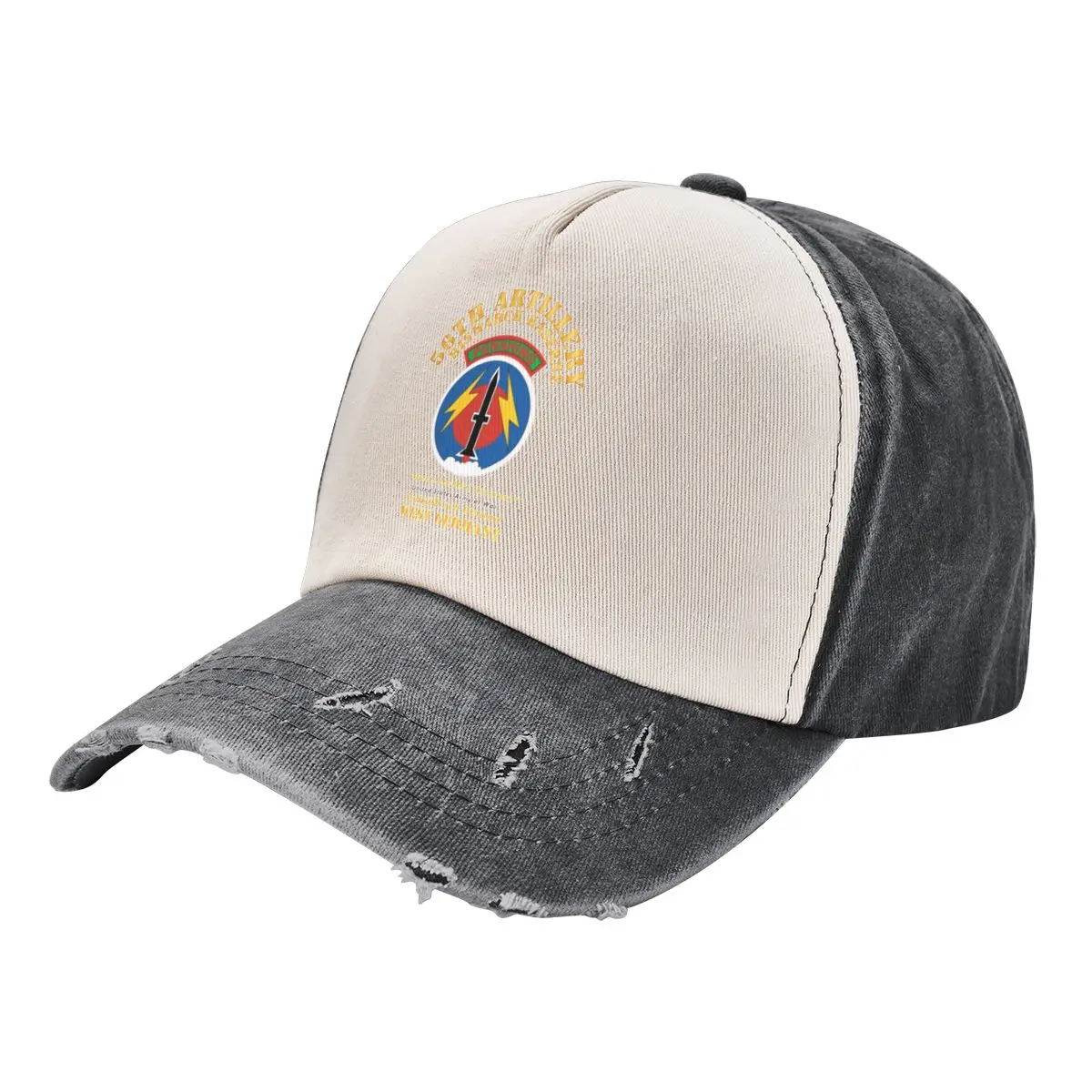 

Army - 56th Artillery Command - Pershing - Bismarck Kaserne Cowboy Hat Hat Beach hard hat Sunhat Cap For Men Women's