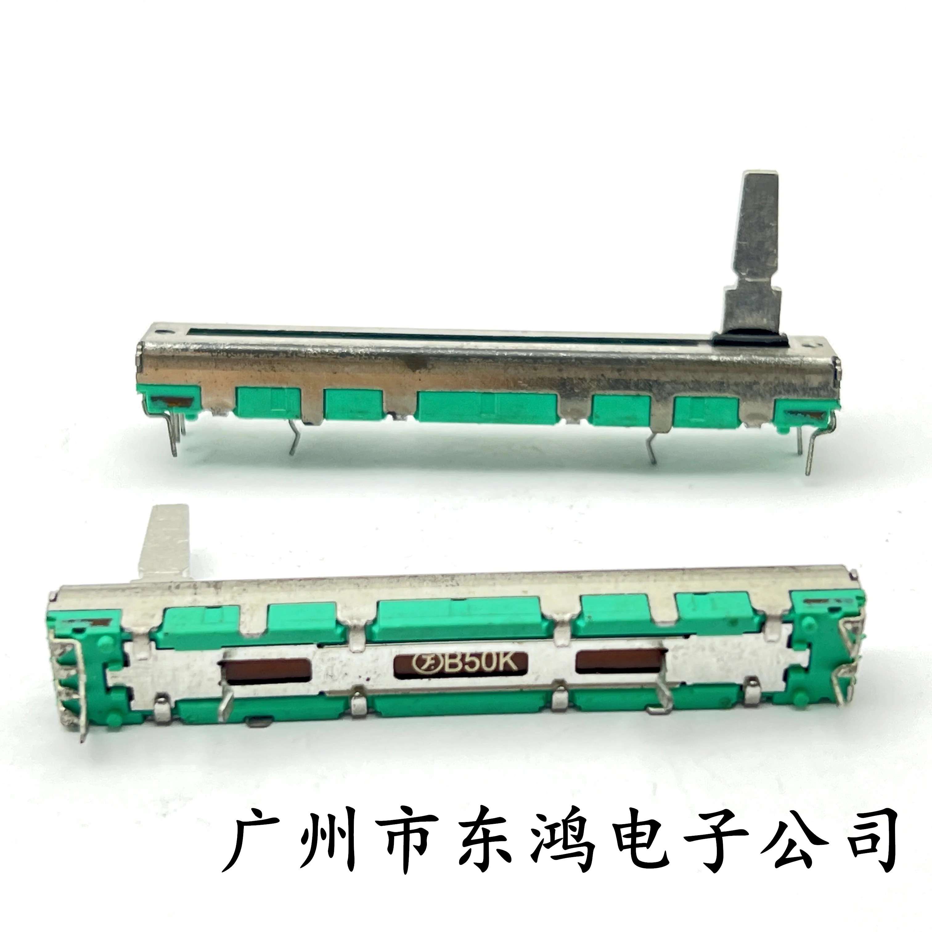 60mm straight slide double potentiometer B50K shaft length 15mm Multiturn Potentiometer Linear Potentiometer Potentiometer Kit Trimmer Potentiometer Adjustable Resistor Potentiometer Knobs Electronic Components 1 PCS F brand