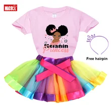 Robe Tutu pour enfants, ensemble robe princesse pour petites filles, avec épingle à cheveux, cadeau de fête léger, noël, Costume, 2022