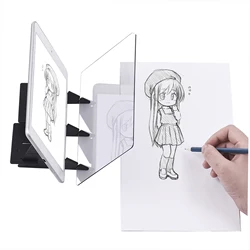 Desenho da placa de desenho esboço reflexão escurecimento suporte de pintura espelho placa de cópia de rastreamento mesa de projeção placa de esboço plotter