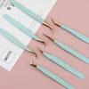 1pcs Stainless Steel Eyelash Extension Tweezers Eyebrow Clip High Precision Anti-Static False Lash Extension Tweezer Makeup Tool 3