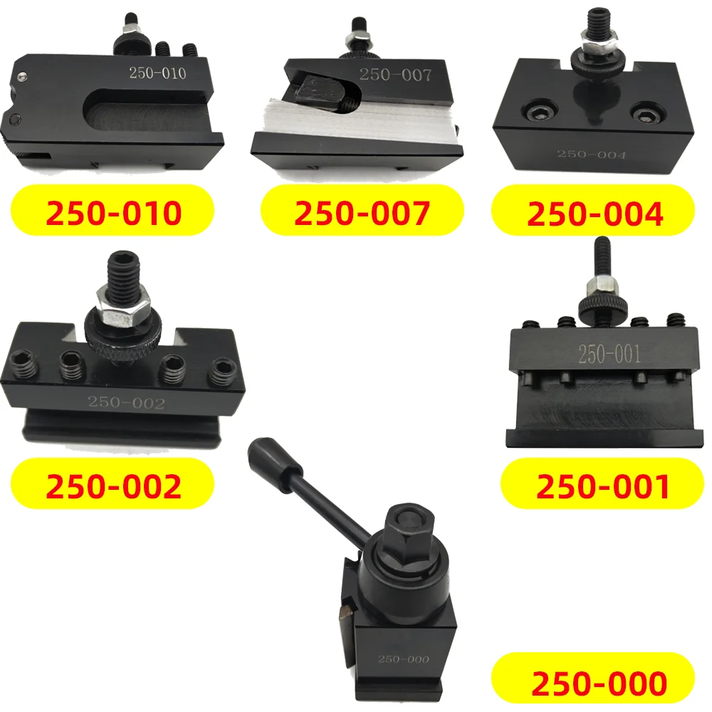 Wedge GIB Type Quick Change Toolpost Tool Holder For Lathe Tools 250-000/250-001/250-002/250-004/250-007/250-010 tool holder,lathe tool holder