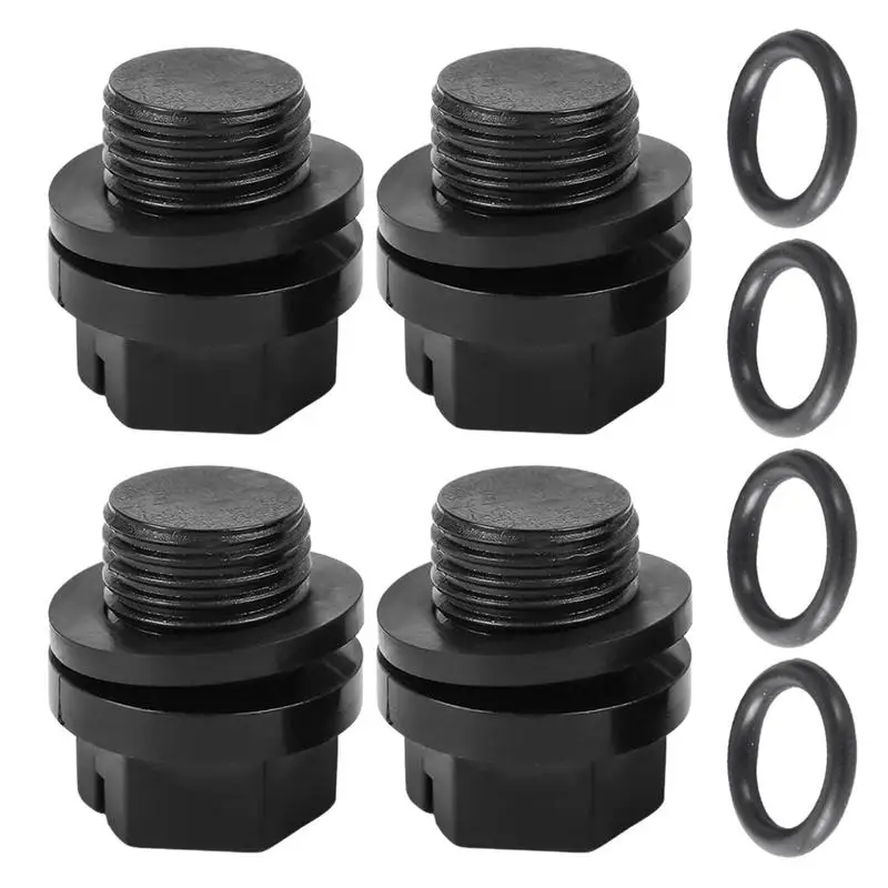 

4 Sets Pipe Plug For Pool Pump Drain Plug With Gasket Replacements Swimming Pool Maintenance For Select Super Pumps Flo Series