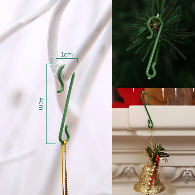 10/20/50/100 Pcs Christmas Decoration Hooks Christmas Supplies Small