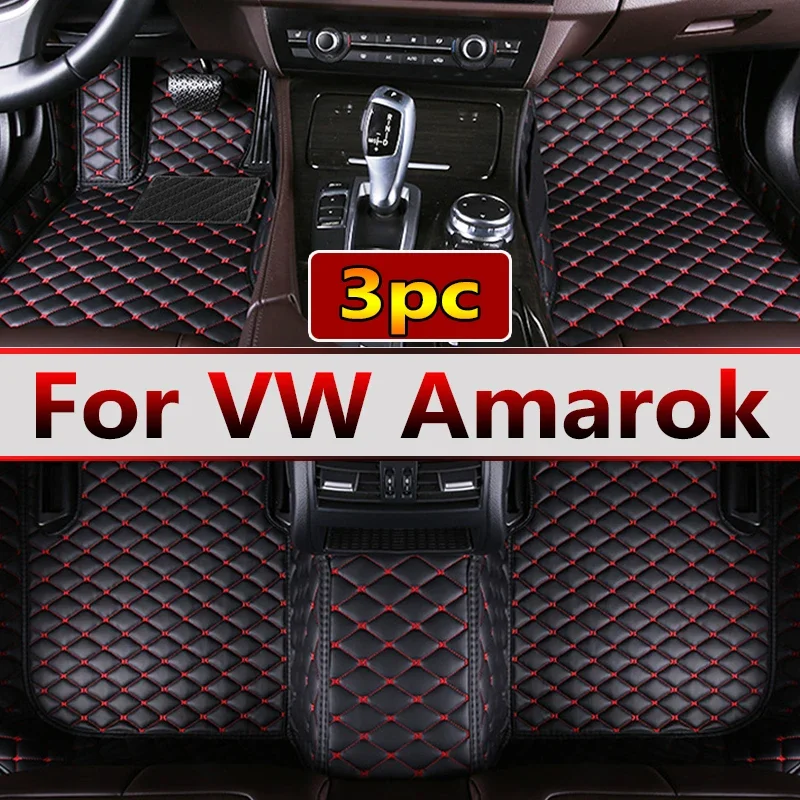 

Автомобильные коврики для Volkswagen VW Amarok 2010 ~ 2022, напольный коврик, автозапчасти, коврик, роскошный кожаный коврик, полный комплект, автомобильные аксессуары