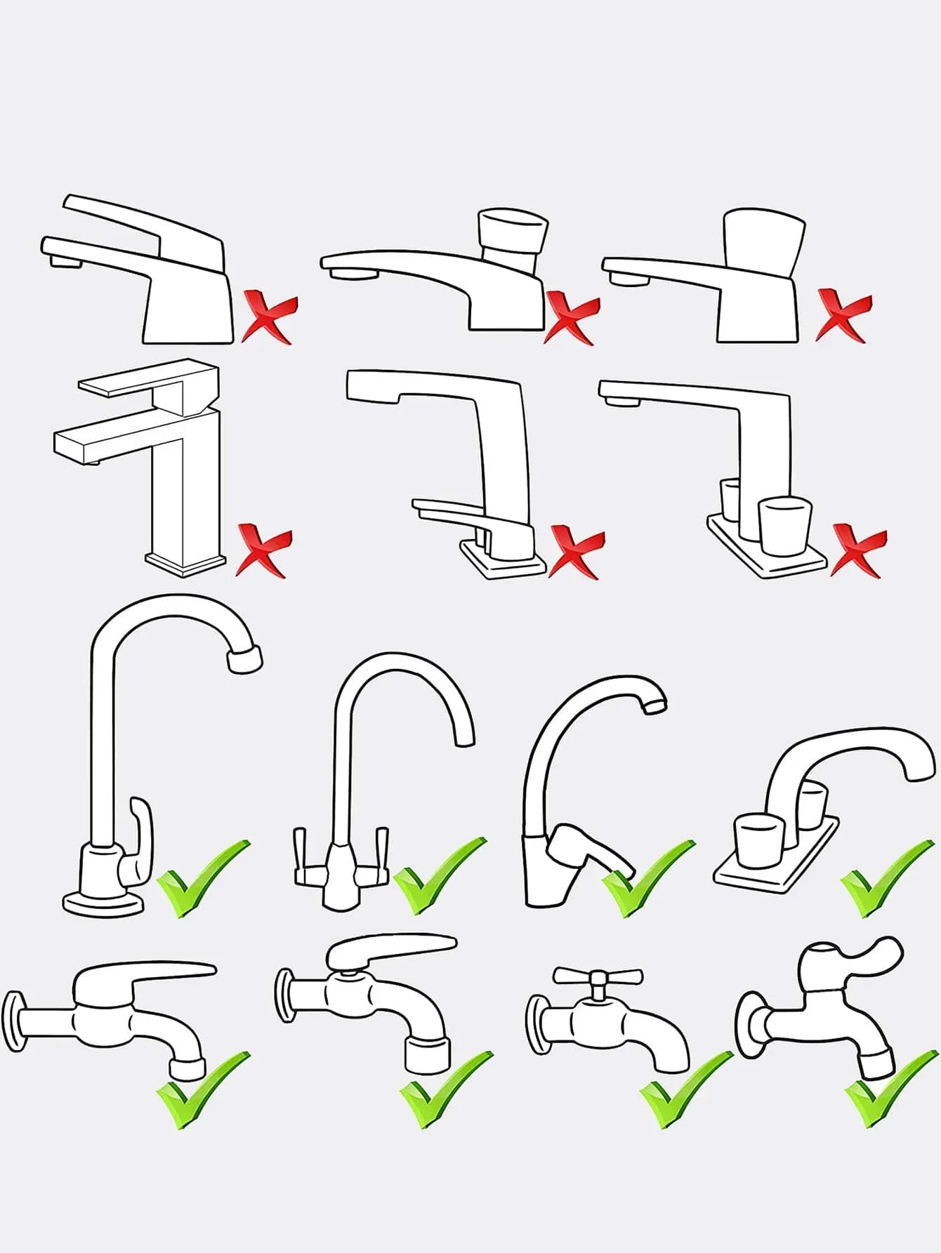 Faucet Multi-Purpose Easy to Install