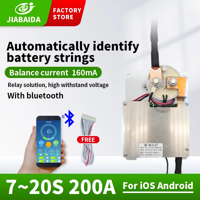 JBD Higher voltage and high amp BMS with contactor | DIY Solar Power Forum
