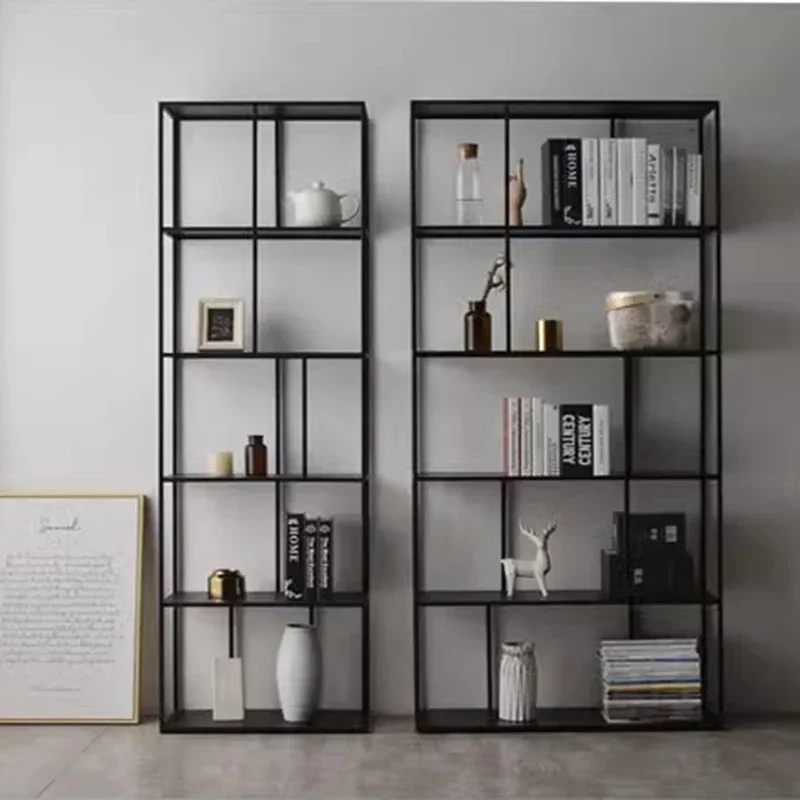 Mid-century Shelf Furniture Home Display Stand Book Shelves Library Design Bookcase Books Living Room Estante Cabinet Organizer