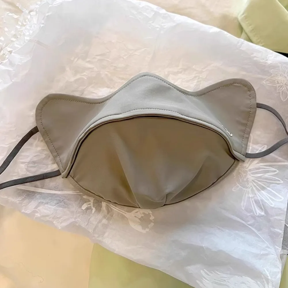 Fashion Ice Silk Sunscreen Mask Outdoor Riding Hiking Face Mask Anti-sun Breathable Unisex Face Cover Scarf
