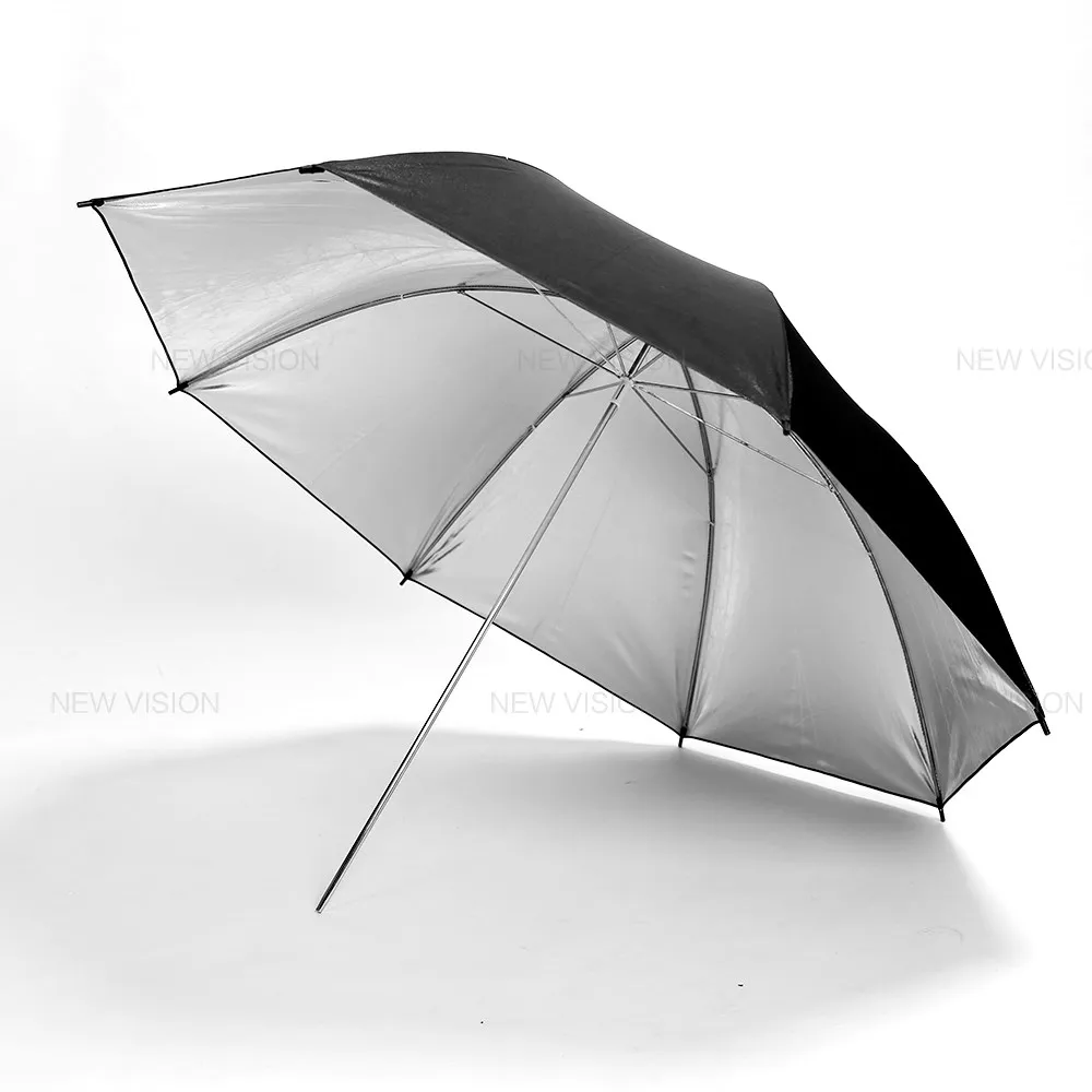 Godox 33" 84cm 40" 102cm 43" 108cm Reflector Umbrella Photo Studio Flash Light Grained Black Silver Umbrella