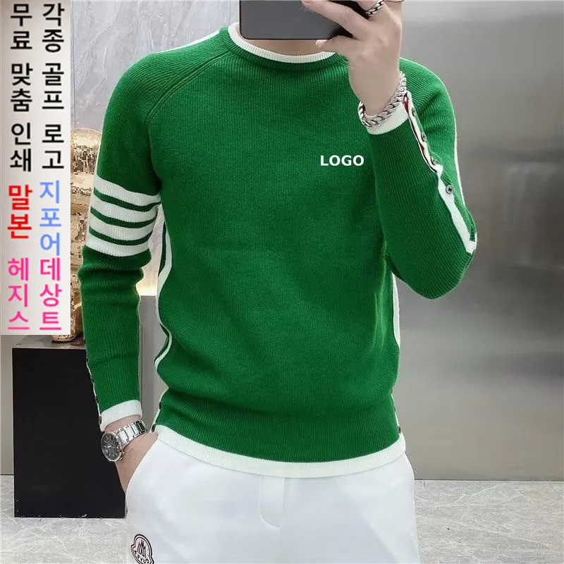 

남프류 류 신신상 상 Sweater Мужская одежда для гольфа 2023 зимняя Новинка Мужская одежда для гольфа Модная рубашка высокого качества теннисная блузка