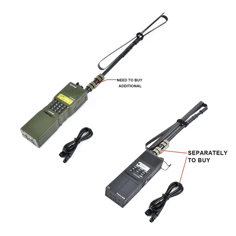 WADSN PRC-148/152 Talkie Walkie Folding Antenna Package Dummy Model Communication Case Non-functional Radio Box Interphone Shell