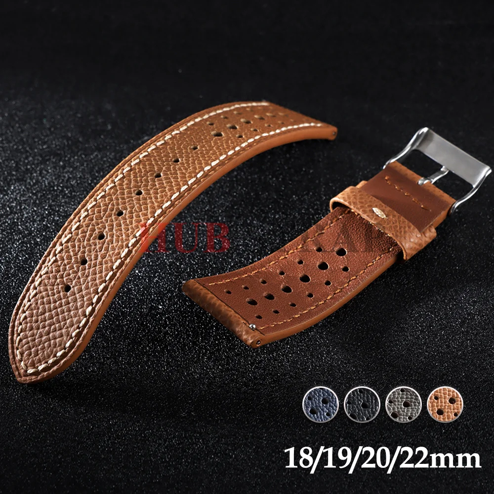 Vintage Leather Quick Release Watch Strap - Universal Breathable Cowhide Band