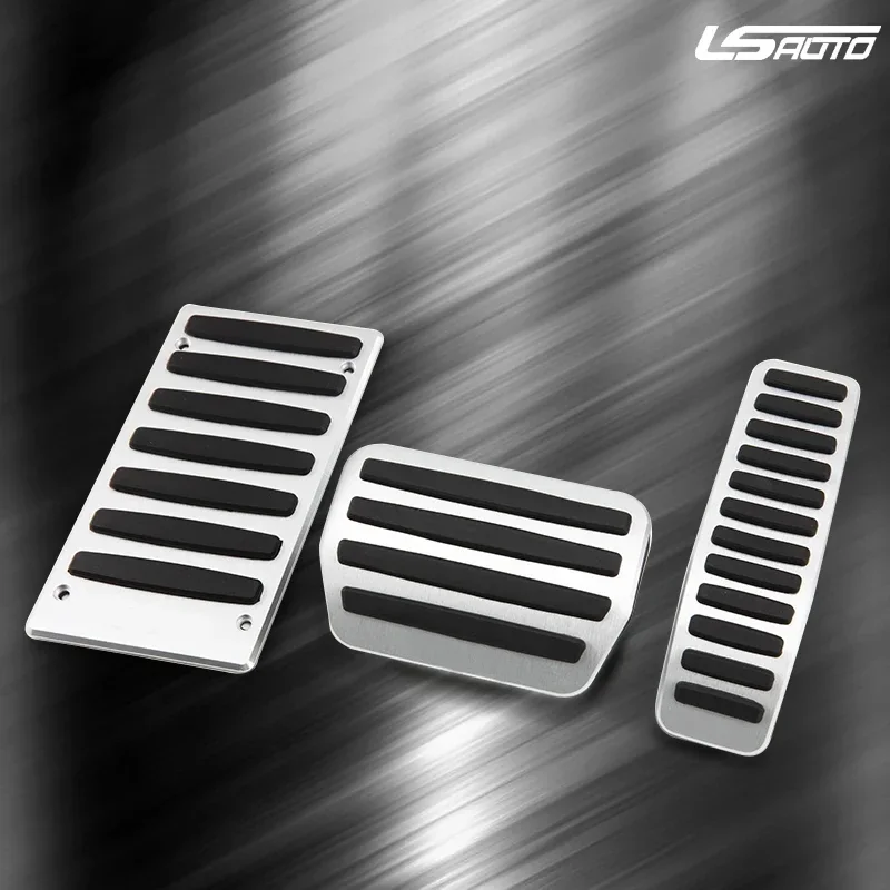 Car Pedal Covers For Porsche Cayenne Volkswagen Touareg Audi Q7 Aluminum alloy Car styling Pedal Pads Non-slip