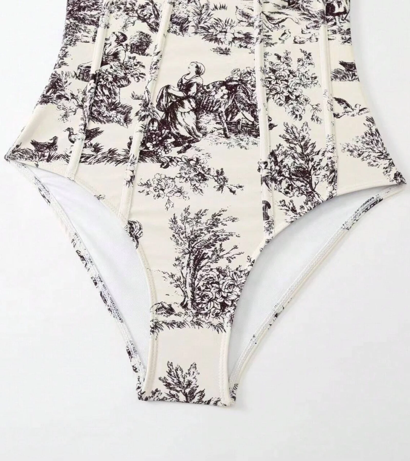 Women's Push-Up One Piece with Beach Dress