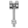 Sliding Door Hanging Wheel Roller Trolley Assembly for Taller Strut Channel Replacement Heavy Duty Cabinet Pulley Bearing Doors 5