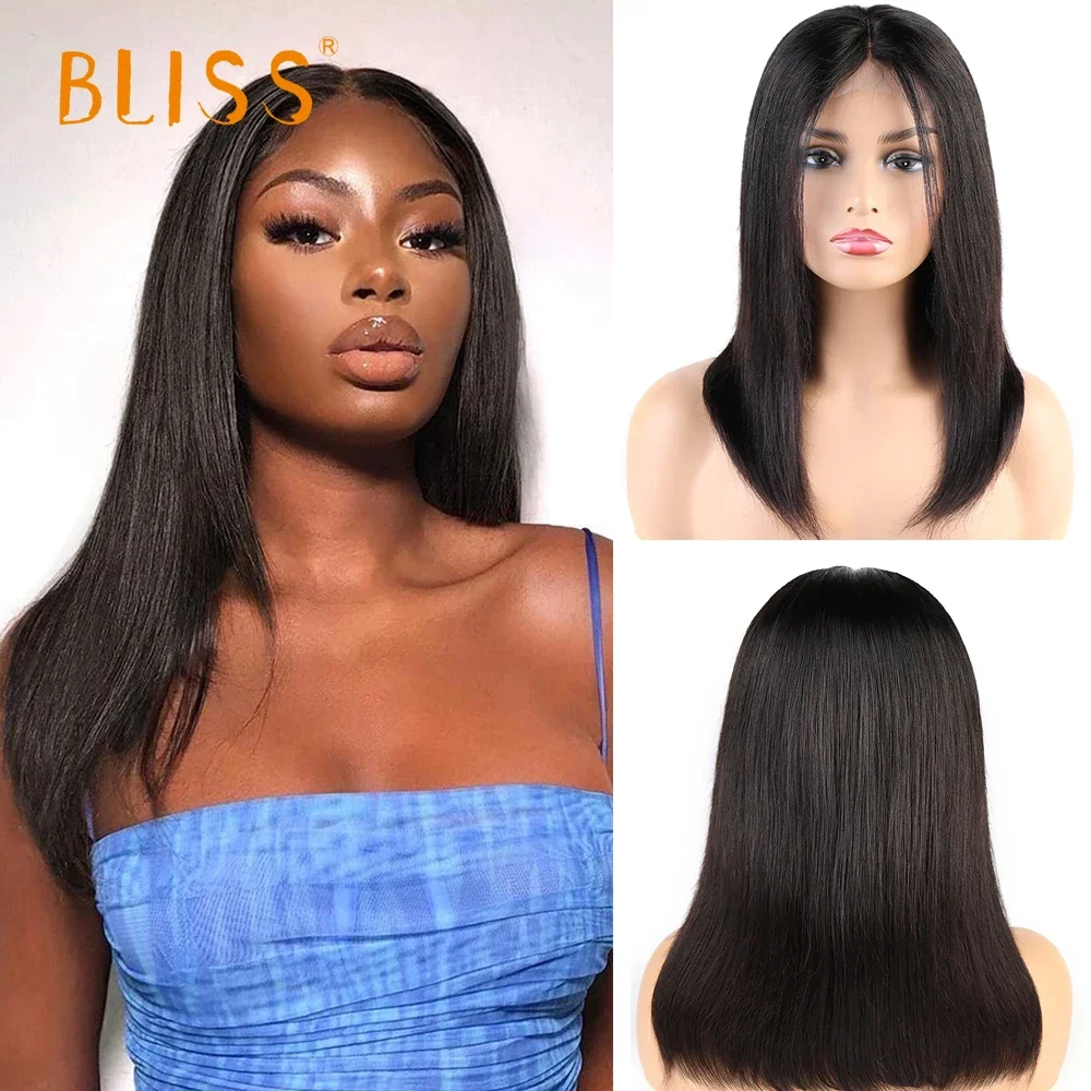 

18 Inch Lace Bob Wig Human Hair for Women Pre Plucked Bone Straight Lace Front Wig Brazilian Remy Bobo 4x4 Lace Closure Wig