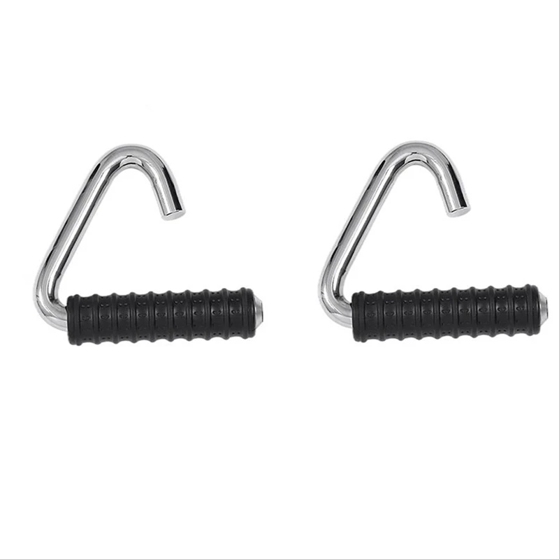 

2PCS Gym Resistance Handle Grip For DIY Pulley Cable Machine Lat Pull Down Biceps Triceps For Gym Fitness Easy To Use