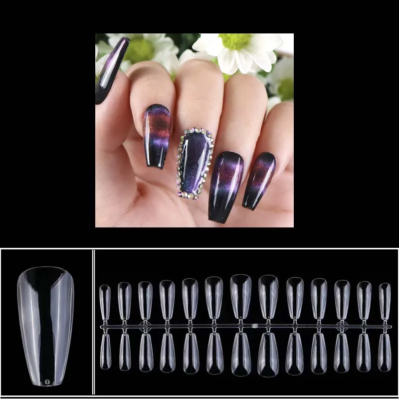 240Pcs American Capsule Nail Tips - Gel Extension System
