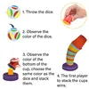 Montessori Color Matching Stacking Cup Kids Toys Sensory Play Logical Thinking Training Board Game Educational Toys For Children 4