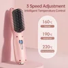 Electric Hot Comb Multifunctional Straight Hair Straightener Comb Negative Ion Anti-Scalding Styling Tool Straightening Brush 4