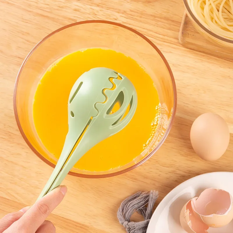 3-in-1 multifunctional egg mixer beverage mixer Italian noodle holder fish and egg food clip holder kitchen tool accessories
