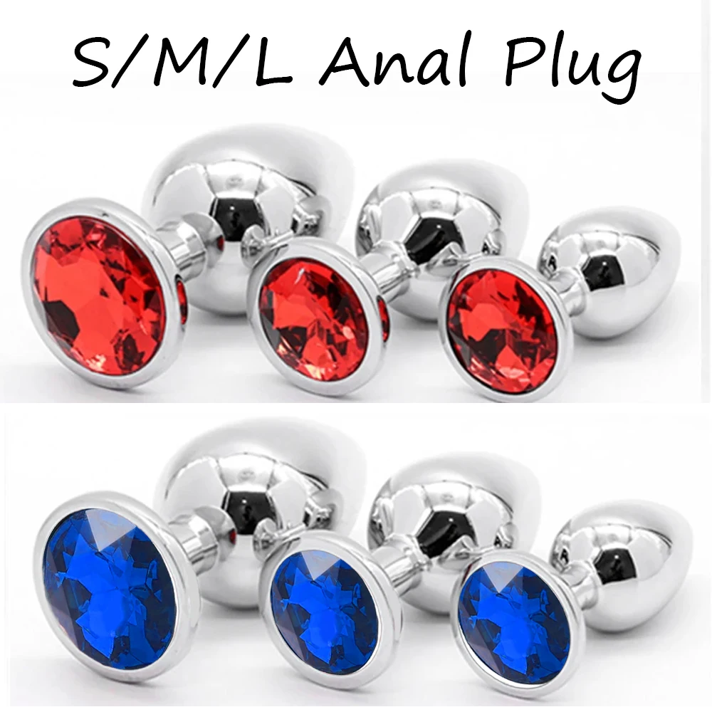 Anal Plug Sex Spielzeug Runde Geformte Metall Edelstahl Glatte Stahl Butt Spülbar Wiederholte Verwendung Weibliche/Männliche Intime Waren Sex Spielzeug