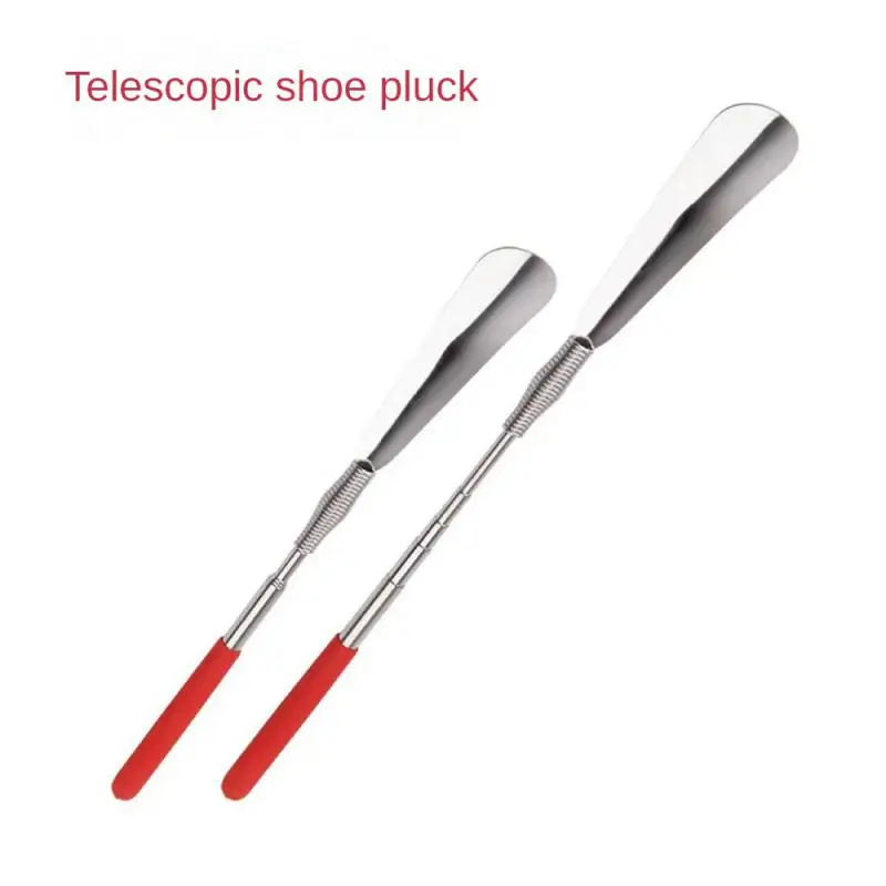 

Shoe Wearers Blue Telescopically Adjustable Length Multi-color Optional Hard And Durable No Magnetic Steel Material Shoehorn Red