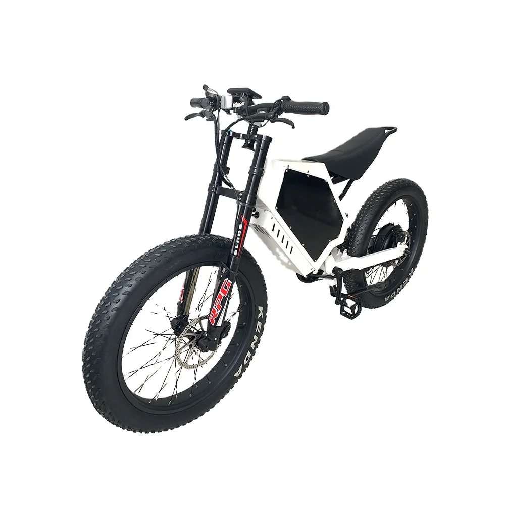 Steel Frame SS10 72v 5000w 40.6ah Battery Bomber 80km/h High Speed Electric Bike off Road Electric Motorcycle Bike