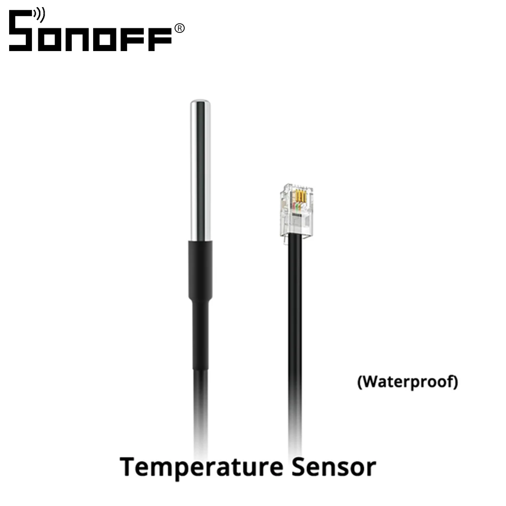 Newest SONOFF Sensor Temperature Sensor DS18B20 RL560 Extension Cable 5M RJ11 Connector Adapter For Sonoff TH Elite/TH Origin 2
