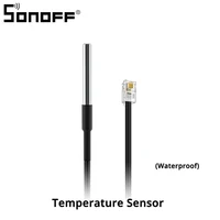 Newest SONOFF Sensor Temperature Sensor DS18B20 RL560 Extension Cable 5M RJ11 Connector Adapter For Sonoff TH Elite/TH Origin 2