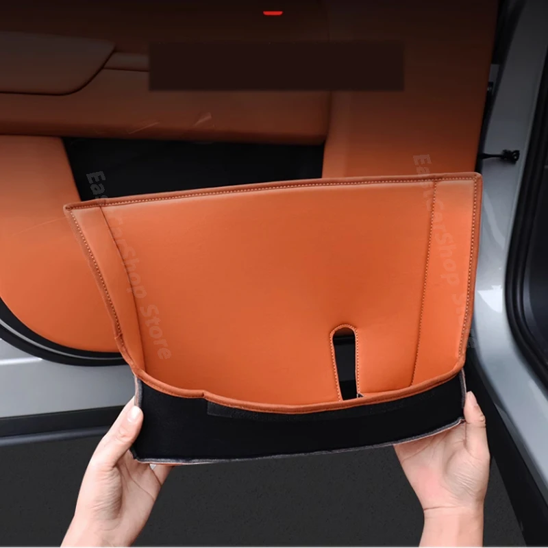 For LEADING IDEAL LiXiang L8 L9 Car Leather Door Armrest Storage Box