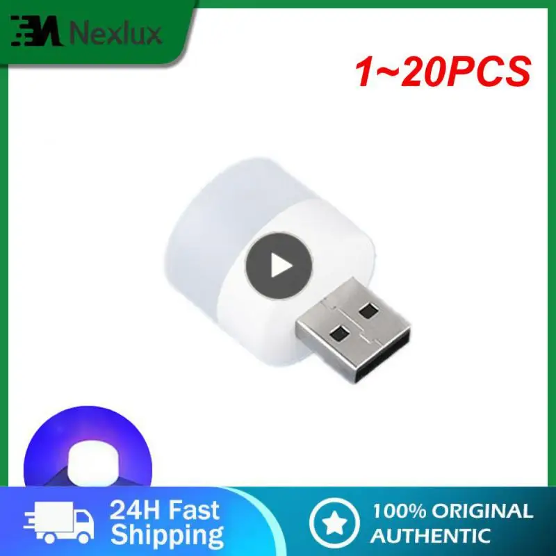 

Беспроводная Светодиодная лампа для чтения, с Usb-разъемом, 1-20 шт., 6 цветов