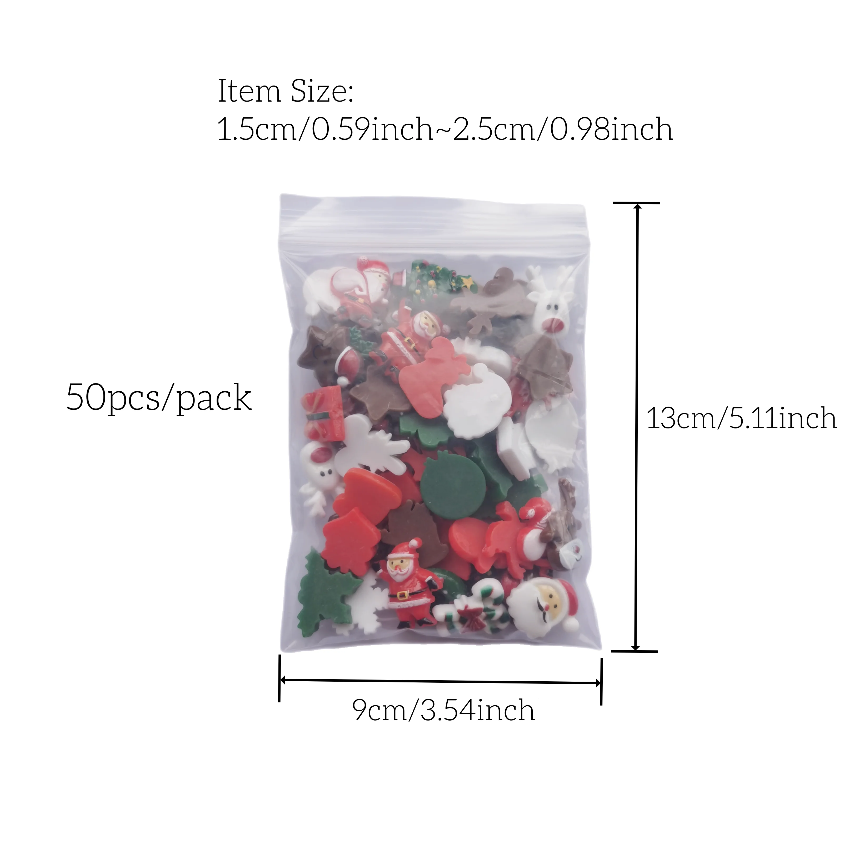 Resin Jewelry Accessories Resin Hairpin Accessories Resin Nail Art Crafts Resin Flower Embellishments Simulation Stones Decor Accessories 50pcs Resin Christmas Flatbacks Santa Snowman Snowflake Holly Xmas Tree Mixed Cabochons for Scrapbooking DIY Crafts Hair Jewelry