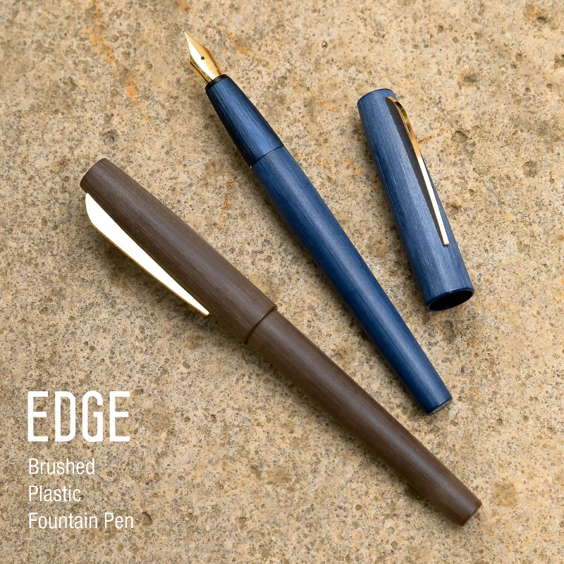KACO EDGE Fountain Pen Brushed Matte Ink Pen with Schmidt Converter and Gift Box