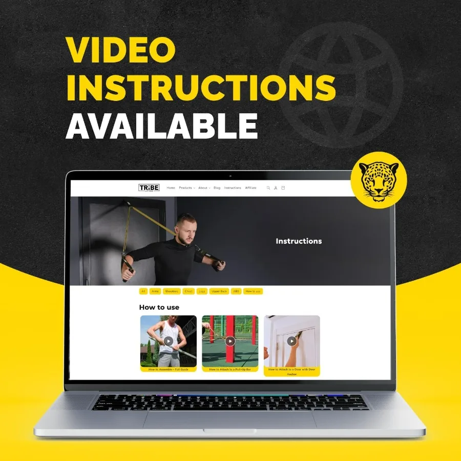 Long Resistance Bands for Working Out Men and Women - Set of 5 Pull-Up Bands, Rubber Handles and Door Anchor - Workout Bands Res