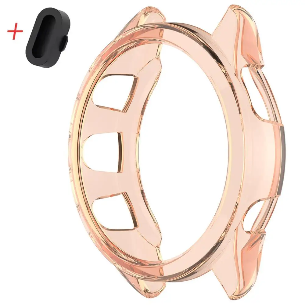 TPU Transparent Hollow Case with Soft Screen Protector and Frame Bumper Cover