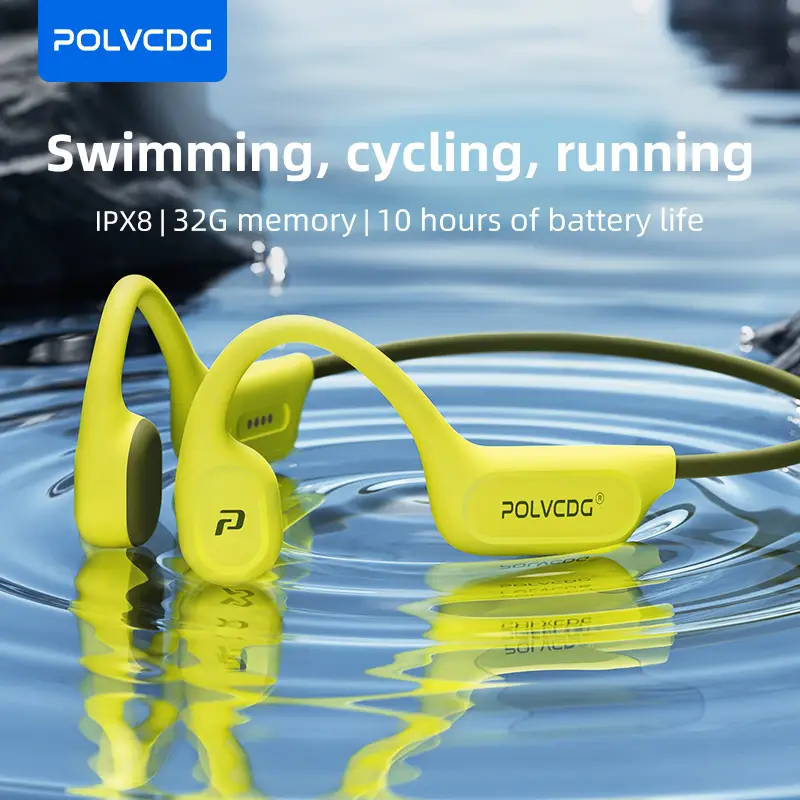 POLVCDG X9 Bone Conduction Earphones 32G IPX8 Waterproof Open Design for Swimming Running Cycling Hanging Earphones - Image 7