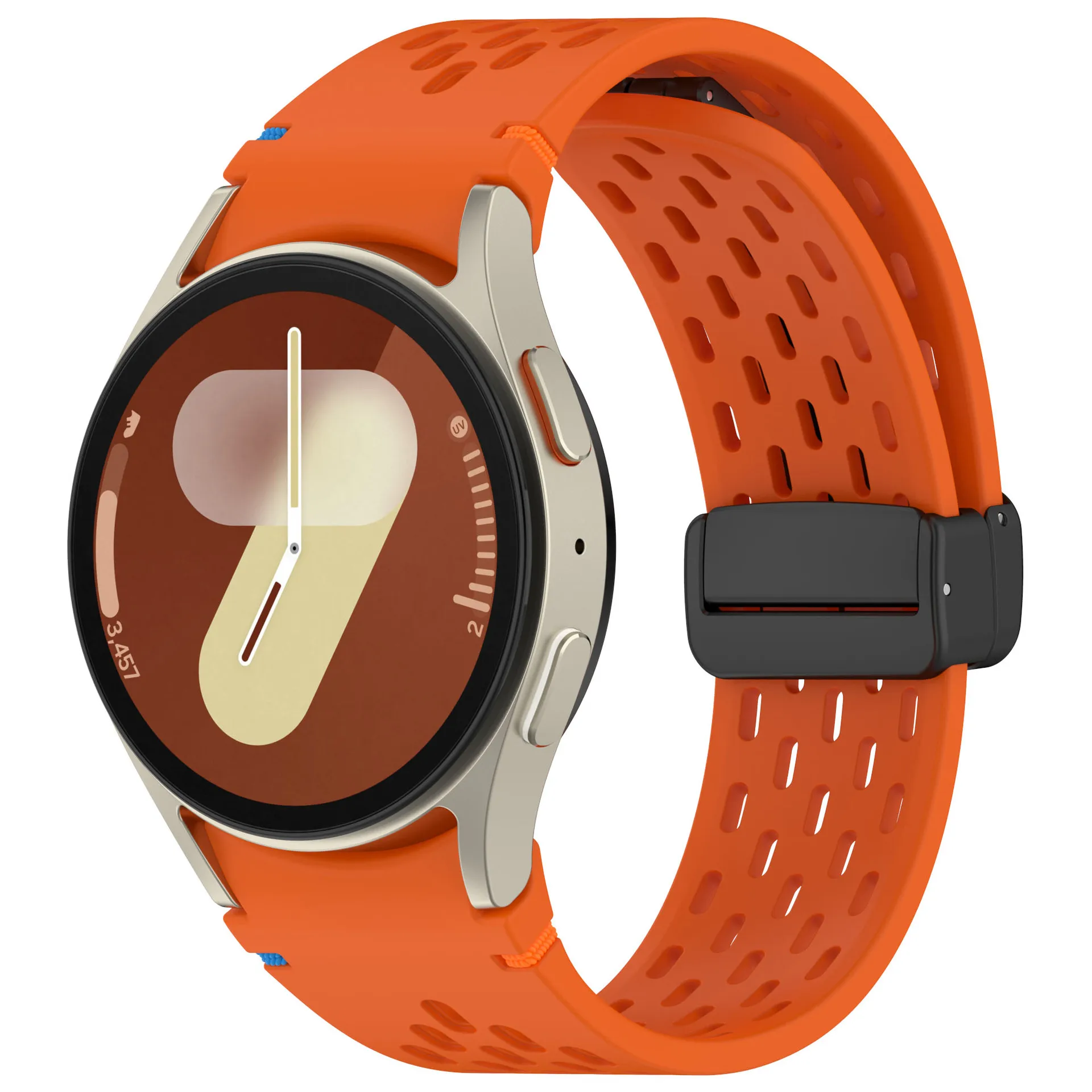 Seamless Silicone Strap with Magnetic Buckle