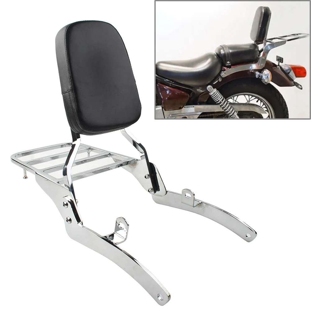 

Chrome Motorbike Rear Passenger Backrest Sissy Bar For Yamaha Virago 400 535 XV400 XV535