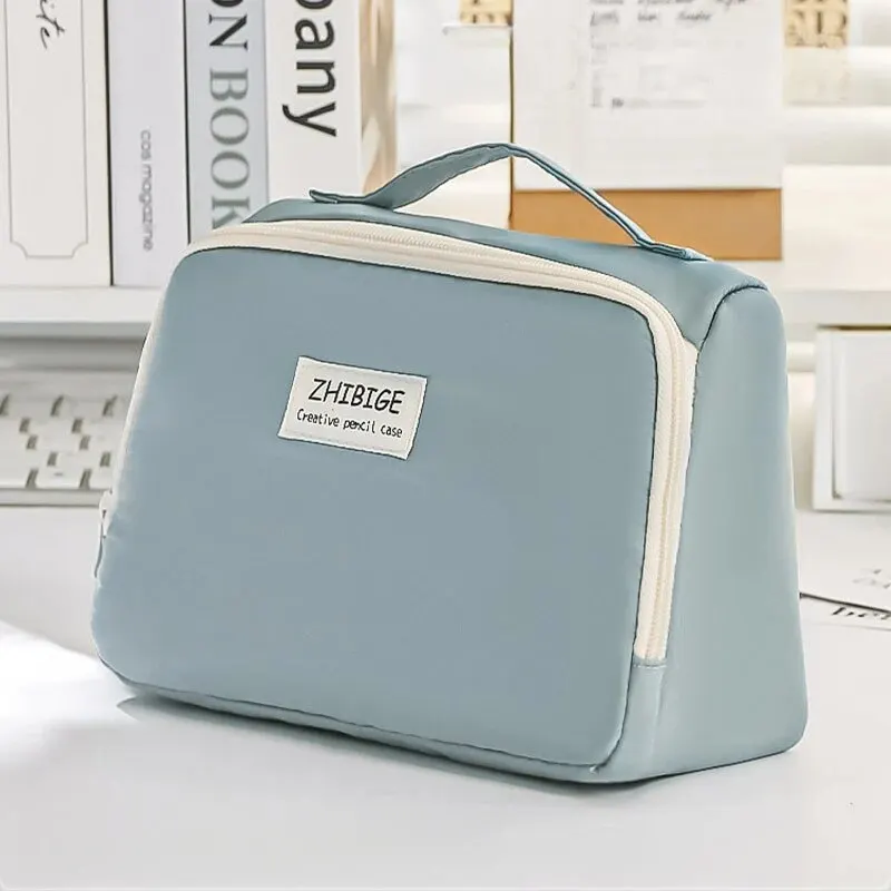 Large-Capacity 9-Layer Multi-Functional Canvas Pencil Case