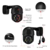 Xmeye 32CH NVR Kit 4K PTZ Security Camera System 8MP POE Ai Human Detected Two Way Audio Waterproof Video Surveillance Set P2P 6