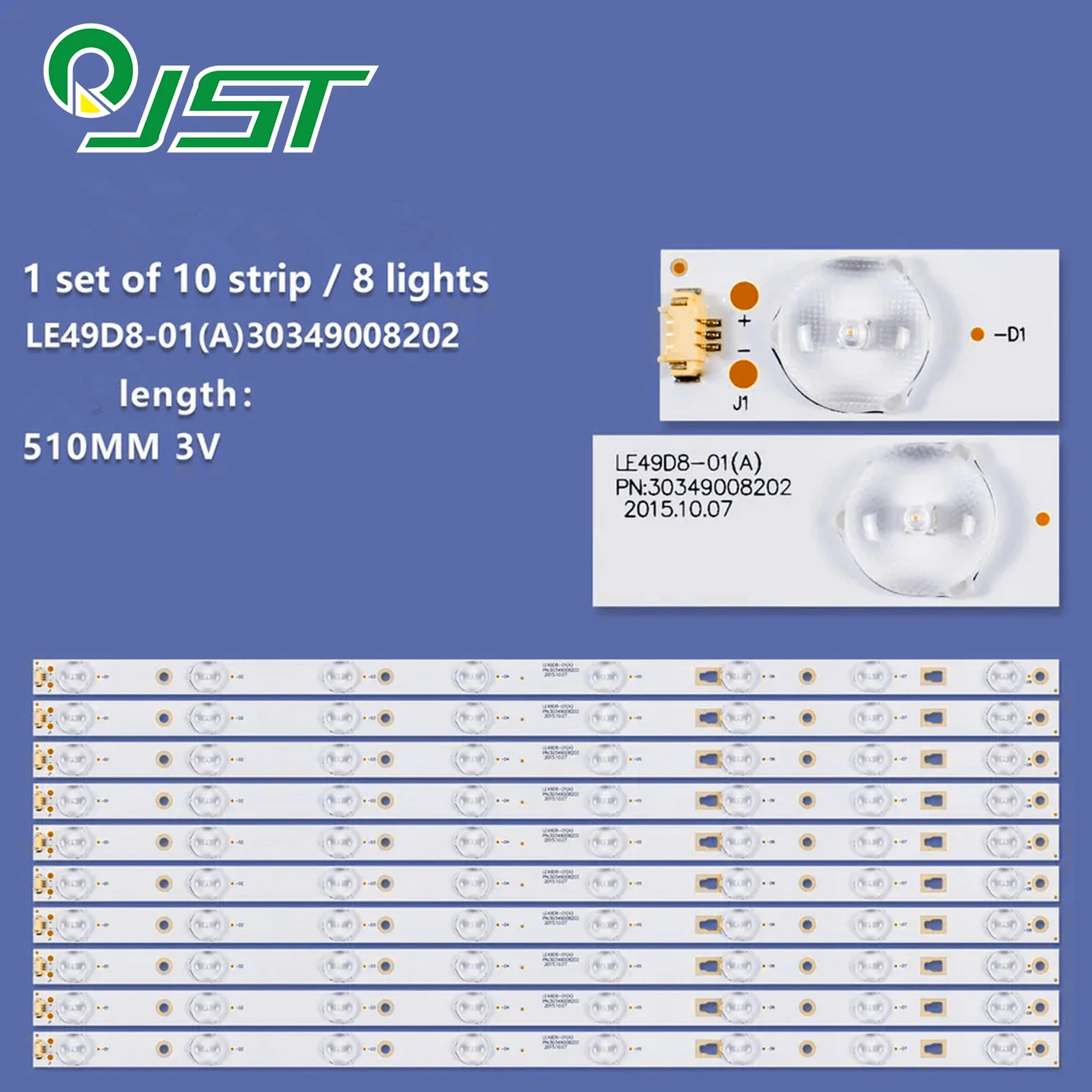 10pcs LCD490DUY-SHA2 LT-49C550 LS49H510N LS49H510X LE49U5000A LS49A51 U49A5 H49E17A LC490DUY 30349008202 LE49D8-01(A) LE50D8-03
