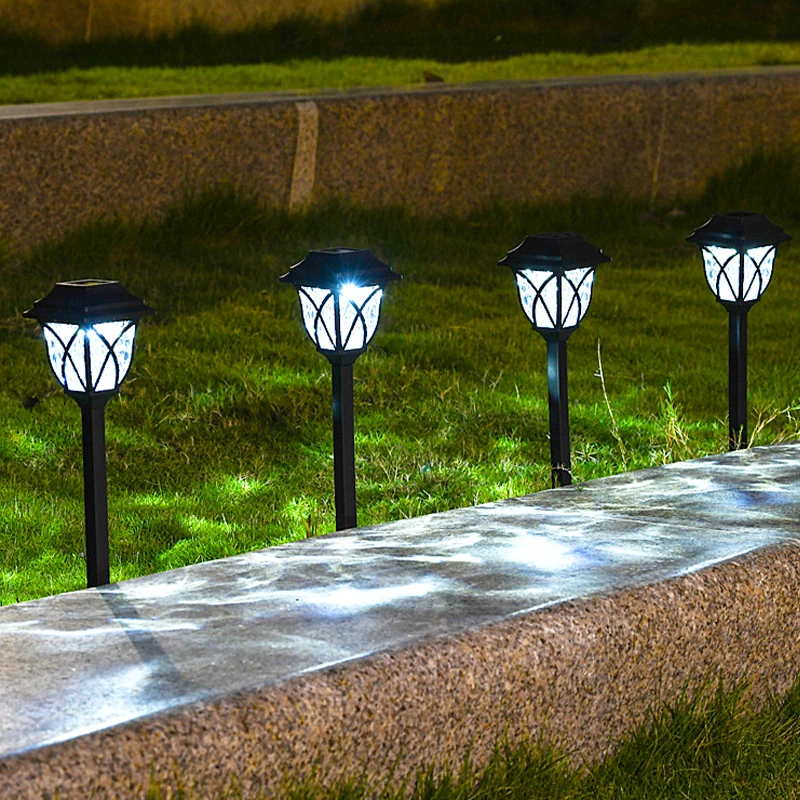 10 Pack Solar Yard Lights Bright Lawn Lights Outdoor Waterproof Led Solar Pathway Lights Landscape Path Lights