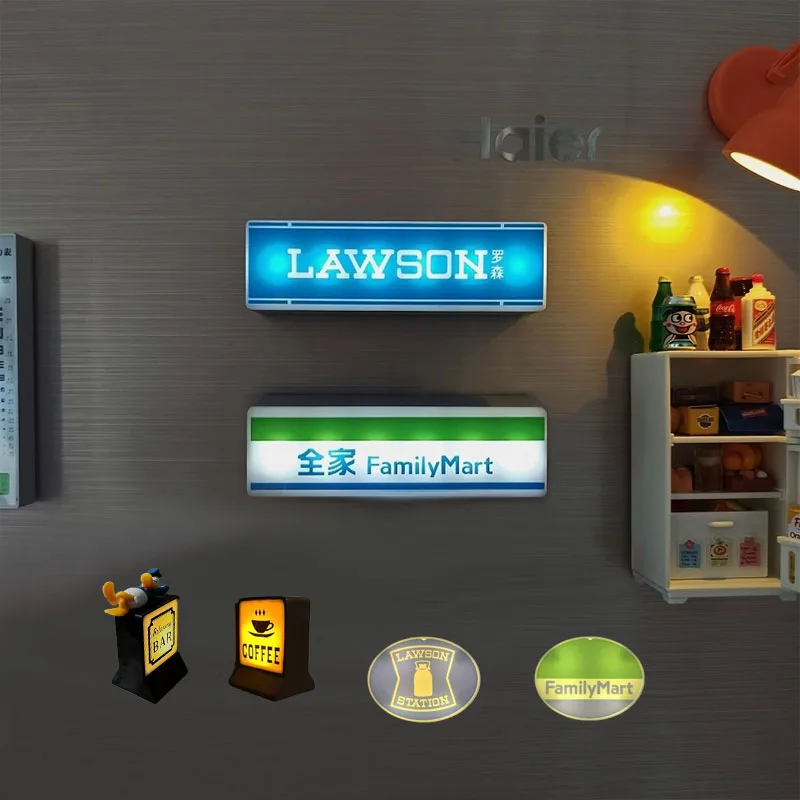 Usb Led Sticker Magnetic Family Mart Hand Touch LED Refrigerator Sticker Lawson ...