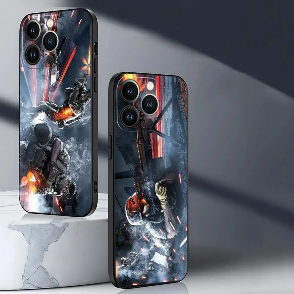 Phone Case For Iphone 15 11 Pro Max 12 Mini 13 14 Xr 5 Xs 6 6S 8 7 Battlefield Plus Silicone Soft Cover