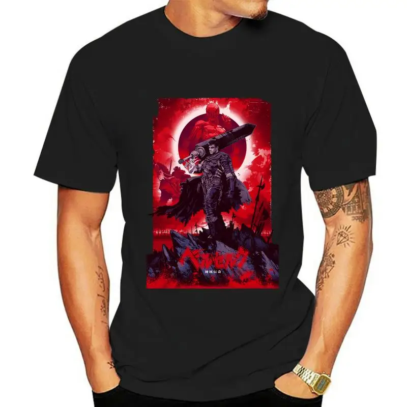 Berserk Buds Gattsu Red Eclipse Berserk Anime Harajuku T-Shirt Ultra Cotton T Shirt Tee Shirt Mens 2022 Nuove Magliette Stampa