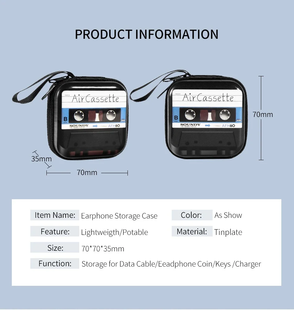 Earphone Storage Bag Hard Case Storage Carrying For Earphone Headphone Accessories Earbuds memory Card USB Cable